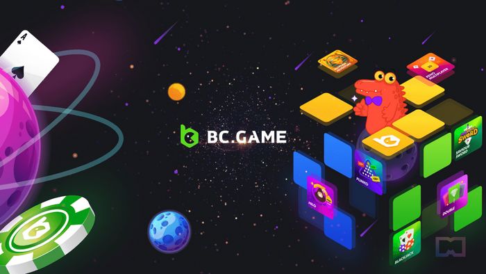 Main website concerning BC Game crypto casino site